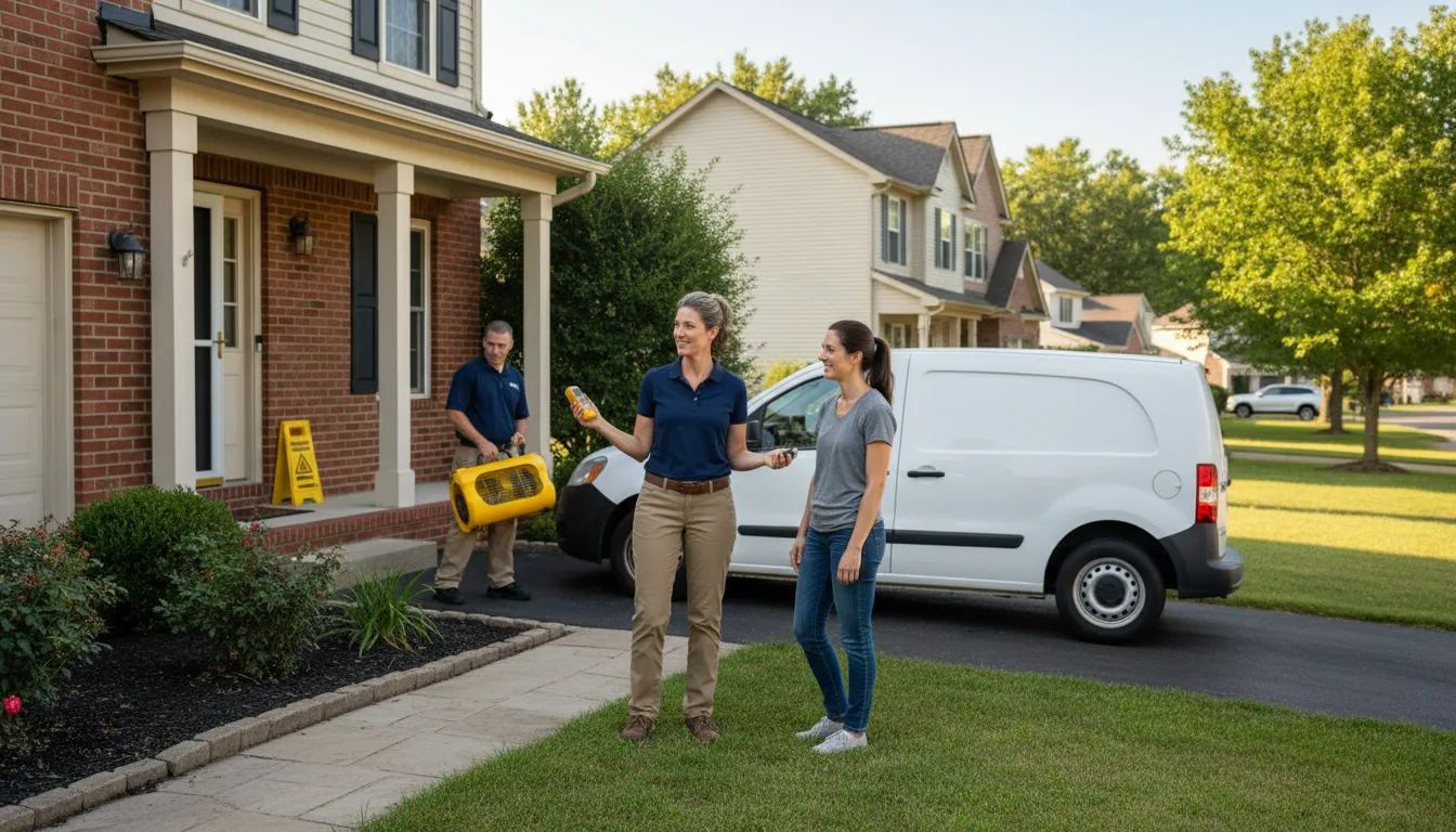 Water restoration image for Flood Water Cleanup, Removal And Restoration Services in Brazoria, TX